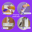 Swiffer Power Mop Wood, Hardwood Floor Cleaner for Mopping Home, All Purpose Multi-Surface Cleaning Set Includes PowerMop Wood, 2 Pads, 1 Quickdry Lemon Solution, & 2 Batteries, 5 Count 🍁 All In One Marketplace Canada
