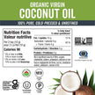 Viva Naturals Organic Virgin Coconut Oil, 32 fl oz (946 mL) – Coconut Oil for Hair, Skin, Cooking & Baking – Cold-Pressed, Unrefined & Non-GMO – Keto & Paleo Certified – BPA-Free Jar 🍁 All In One Marketplace Canada