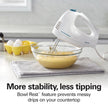 Hamilton Beach 6-Speed Electric Hand Mixer for Baking, 250W, QuickBurst, Snap-On Storage Case, Traditional Beaters & Whisk, White (62682G) 🍁 All In One Marketplace Canada