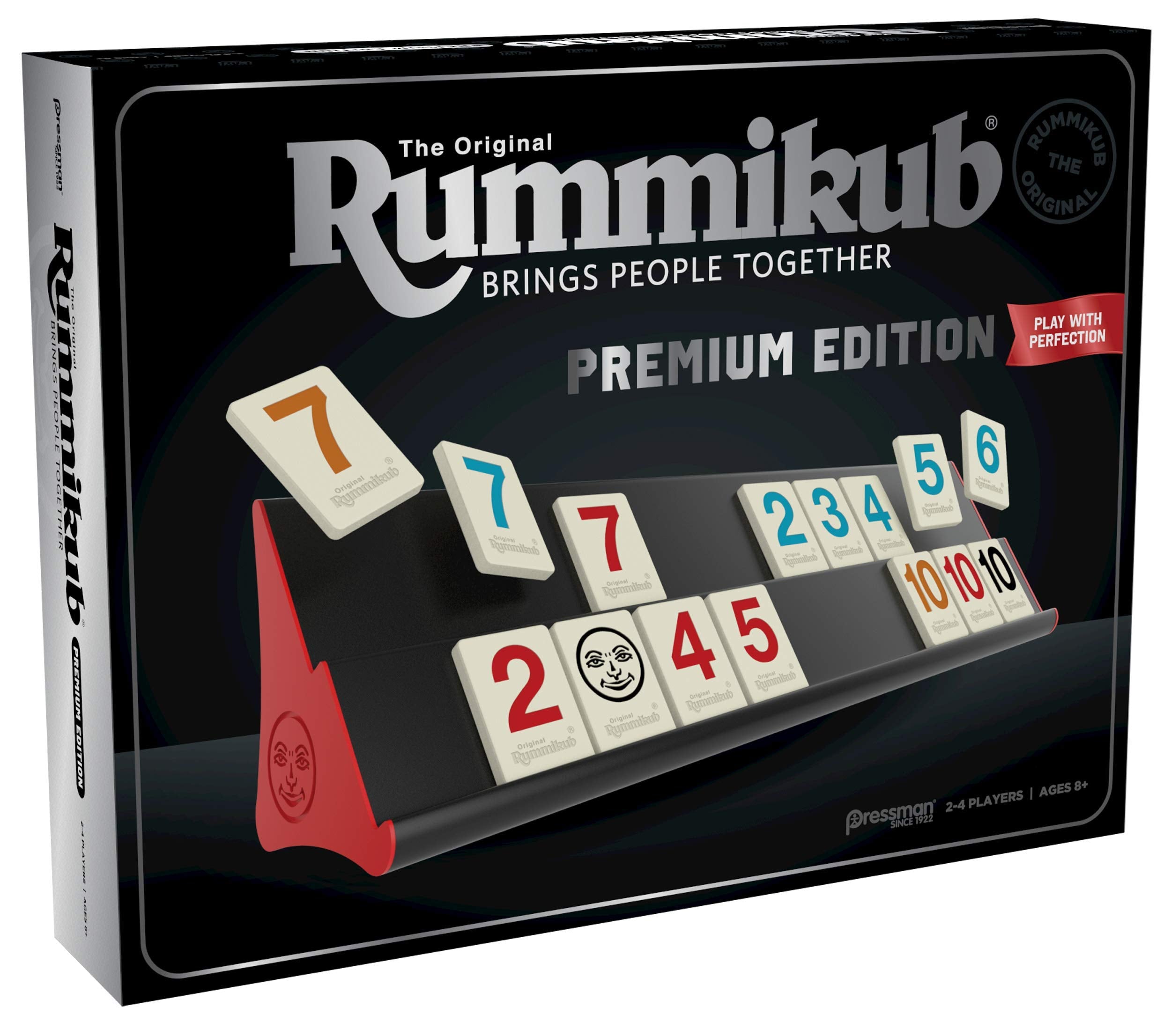 Rummikub Premium Edition - Features Racks - Large Number Engraved Tiles and a Storage Bag for the Ultimate Rummikub Experience 🍁 All In One Marketplace Canada