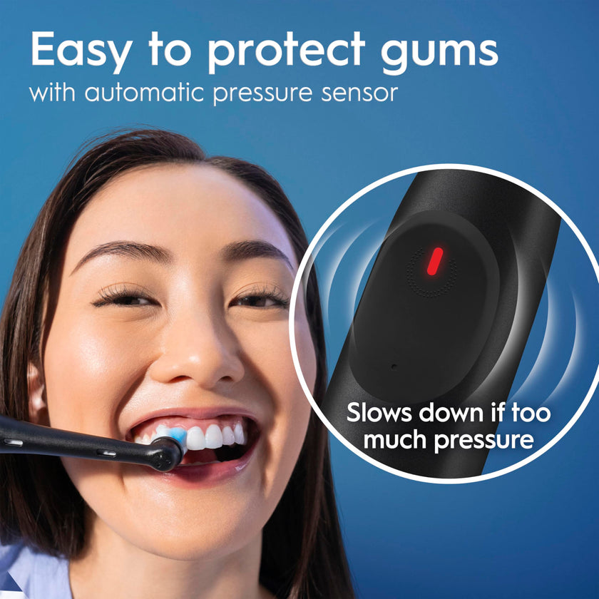 Oral-B iO2 Electric Toothbrush, for an Easy Switch to Electric, Night Black, Rechargeable Electric Toothbrushes, iO Series 2 Starter Kit with 1 Power Toothbrush and 2 Brush Heads 🍁 All In One Marketplace Canada