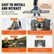 VEVOR Pop Up Gazebo Tent, Pop-Up Screen Tent 6 Sided Canopy Sun Shelter with 6 Removable Privacy Wind Cloths & Mesh Windows, 10x10FT Quick Set Screen with Mosquito Netting, Army Green 🍁 All In One Marketplace Canada