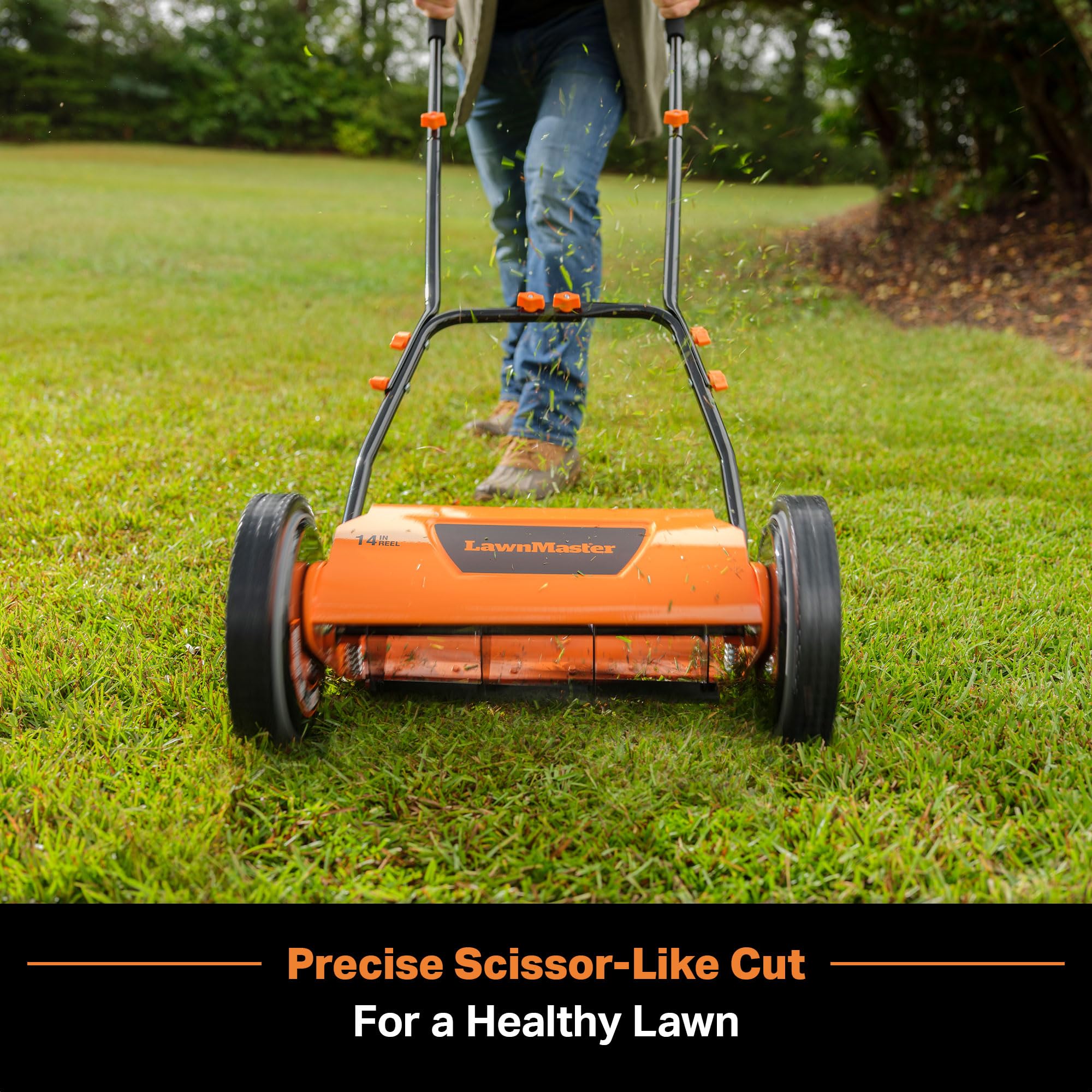 LawnMaster LMRM1401 Push Reel Lawn Mower 14-Inch 5-Blade 🍁 All In One Marketplace Canada