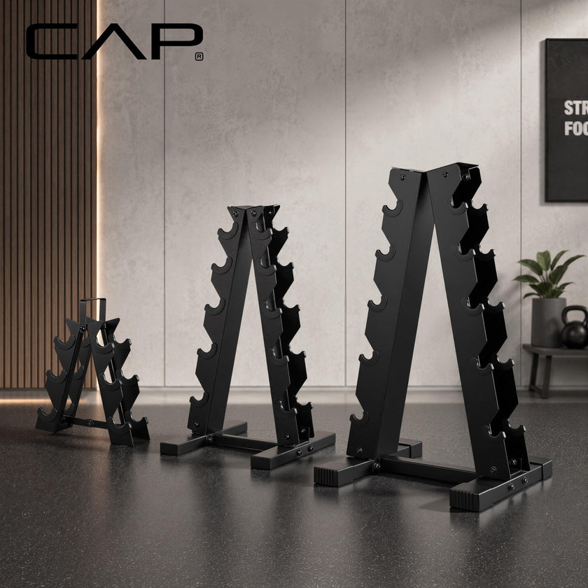 CAP Barbell A-Frame Dumbbell Hand Weight Vertical Storage Rack - Carbon 🍁 All In One Marketplace Canada