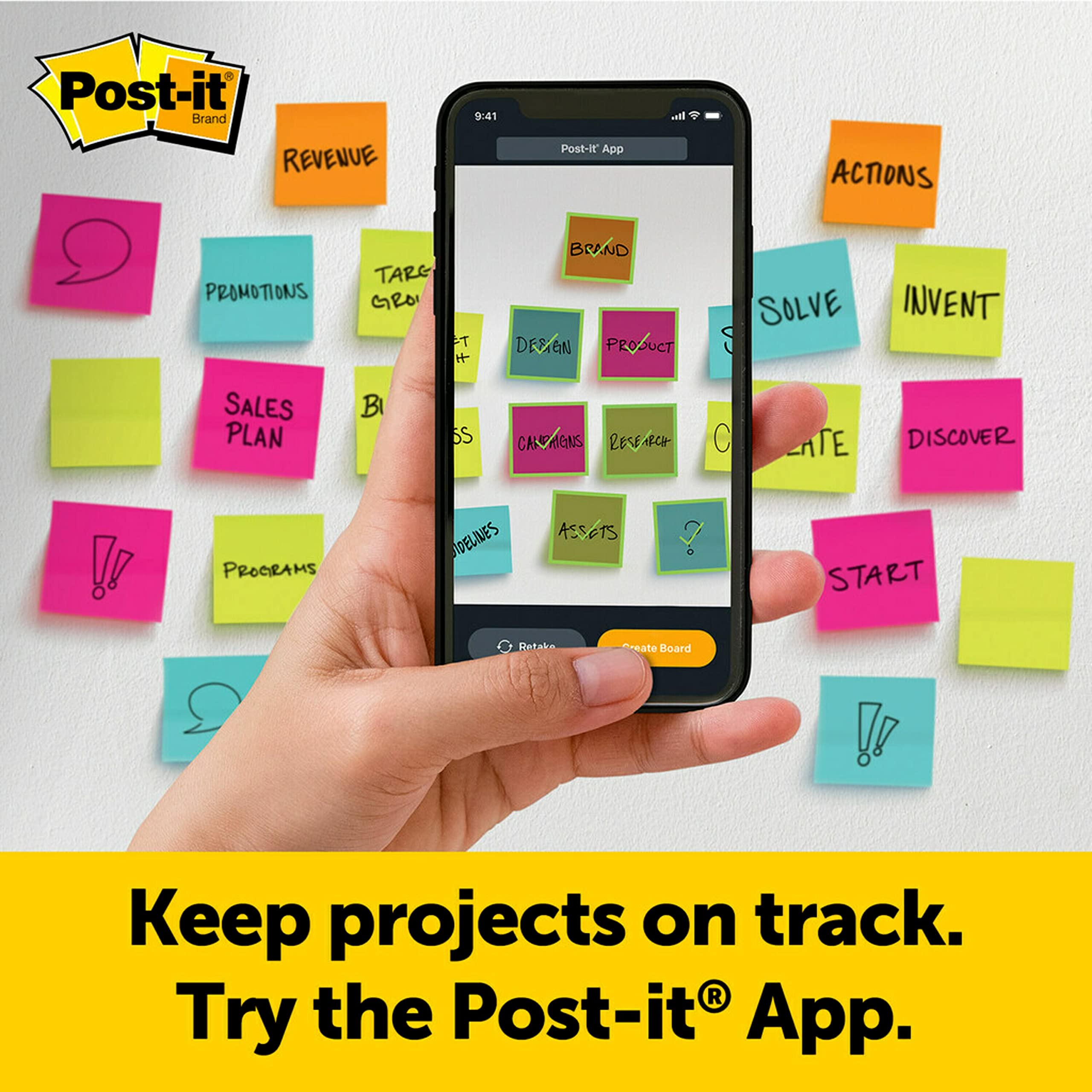 Post-it Super Sticky Tabletop Easel Pad, Great for Virtual Teachers and Students, 20 x 23 Inches, 20 Sheets/Pad, 1 Pad (563R), Portable White Premium Self Stick Flip Chart Paper, Built-in Easel Stand 🍁 All In One Marketplace Canada