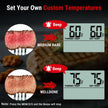 ThermoPro TP-16 Meat Thermometer with Stainless Steel Probe for Indoor Outdoor Use, Digital Cooking Thermometer for Grill, Barbecue, Oven, Smoker, Candy 🍁 All In One Marketplace Canada