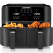 Chefman TurboFry 9-Qt. Dual-Basket Air Fryer with Sync Finish, One-Touch Digital Control, & Shake Reminder for Quick, Healthy, Family-Sized Meals, Black 🍁 All In One Marketplace Canada