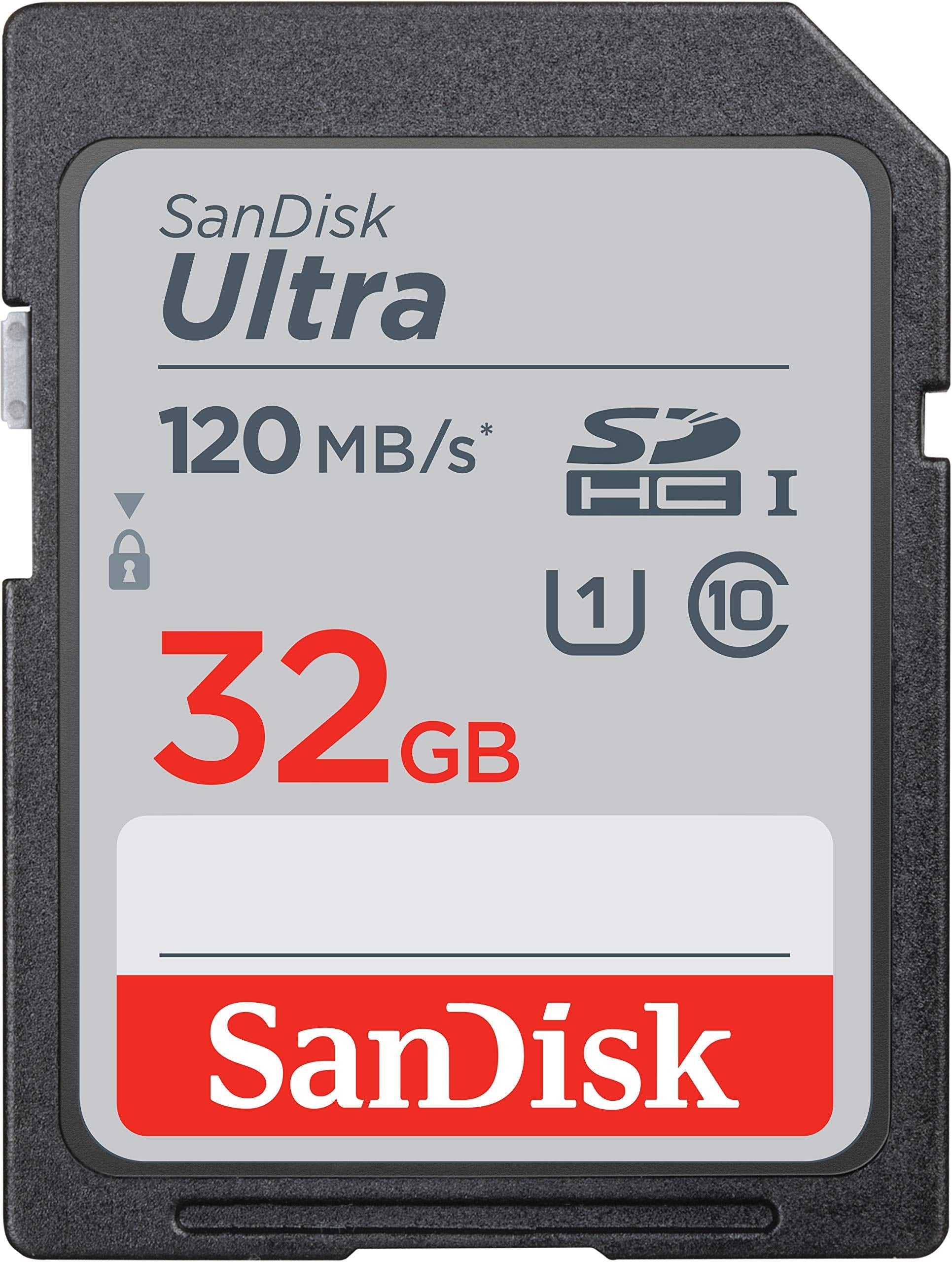 SanDisk 32GB Ultra SDHC UHS-I Memory Card - 120MB/s, C10, U1, Full HD, SD Card - SDSDUN4-032G-GN6IN 🍁 All In One Marketplace Canada