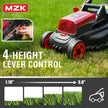MZK 40V(2 x 20V) 13” Cordless Electric Lawn Mower, Electric Mower with 4-Position Height Adjustment, Compact and Lightweight Push Battery Powered Lawn Mower (LM13CA08) 🍁 All In One Marketplace Canada