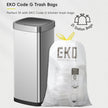 EKO EcoSmart Tall and Large Kitchen Trash Can, 80L/21.1G High Capacity, Touchless Soft Square Motion Sensor Garbage Can, Brushed Stainless Steel 🍁 All In One Marketplace Canada