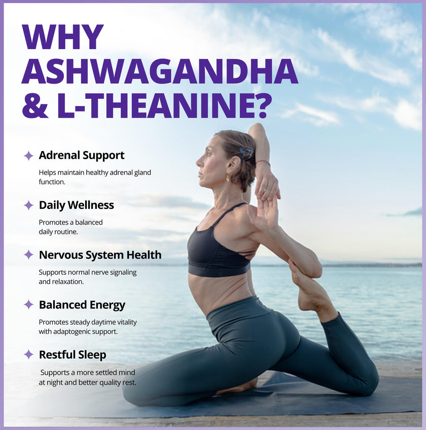 CanPrev Adrenal Chill Women, 90 Veg Capsules, 45-Day Supply with 300mg KSM-66 Ashwagandha & L-Theanine for Calm Focus & Relaxation, Non-GMO, Made in Canada 🍁 All In One Marketplace Canada