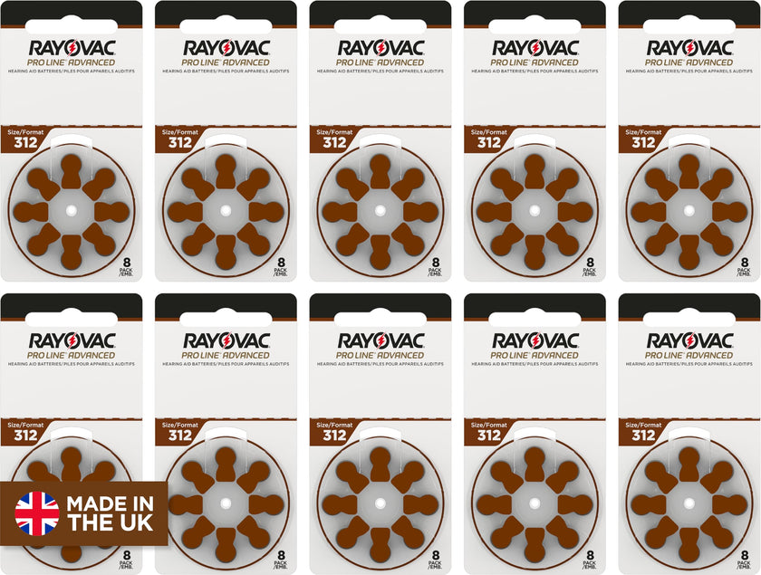 RAYOVAC® ProLine Size 312 Hearing Aid Batteries (80 Batteries) 🍁 All In One Marketplace Canada
