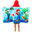 Franco Kids Bath and Beach Super Soft Cotton Hooded Towel Wrap, 24 in x 50 in, Super Mario 🍁 All In One Marketplace Canada