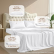 Utopia Bedding King Bed Sheets - 4 Piece King Size Cooling Sheet Set - Hotel Luxury Soft Breathable Microfiber, Oeko-TEX, Deep Pocket Easy Fit & Care, Fade & Wrinkle Resistant, White 🍁 All In One Marketplace Canada