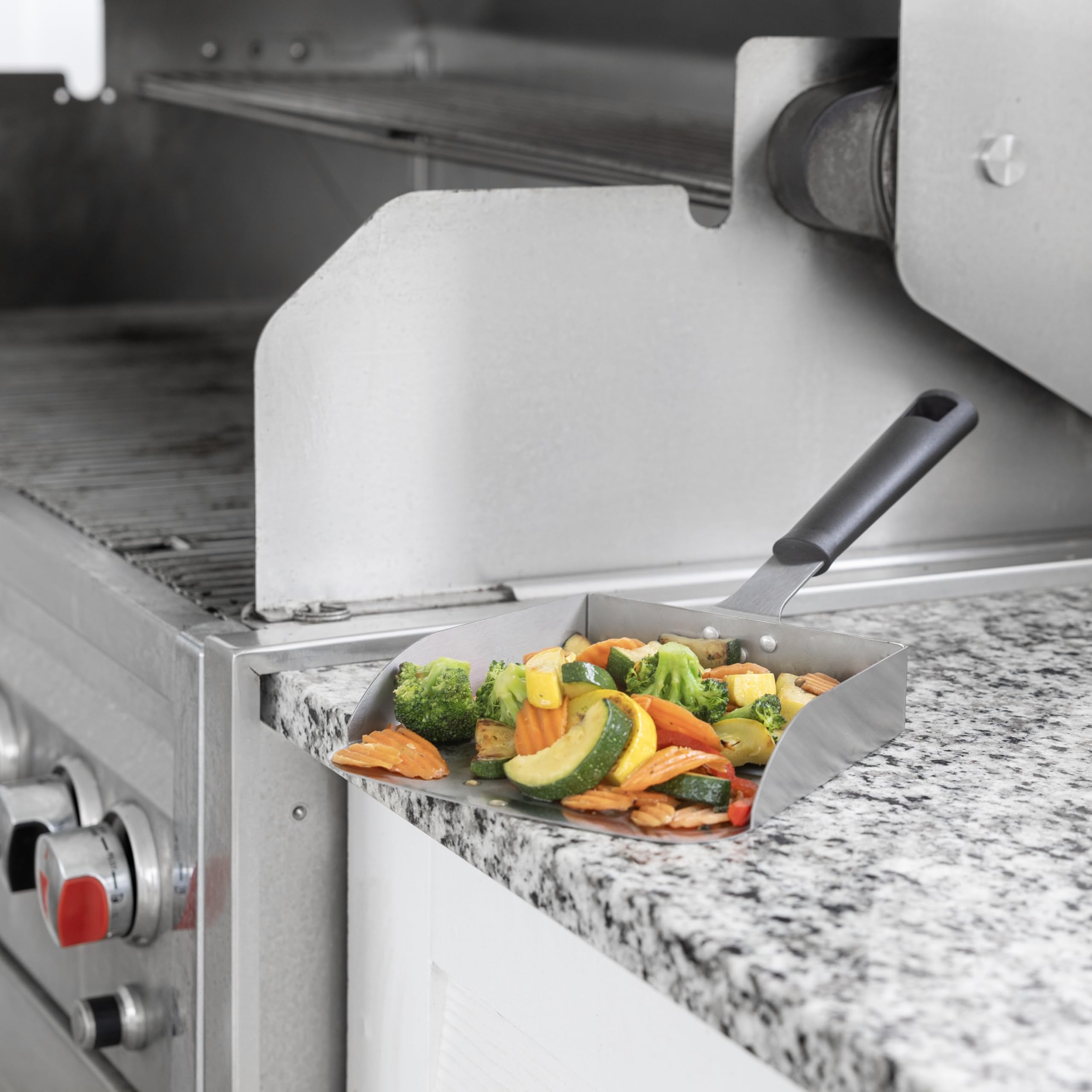 Outset Griddle Scoop Stainless Steel, XL 5 Cup Food Shovel with Handle 🍁 All In One Marketplace Canada