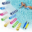 5 Pack XL Pool Floats Adult Size, 4-in-1 (Hammock, Saddle, Lounge Chair, Drifter) Multi-Purpose Water Pool Float, Non-Stick PVC Material (5 Pack) 🍁 All In One Marketplace Canada