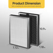 𝟒 X JF260 HEPA Replacement Filter Compatible With Jafända JF260 Air Purifier ＆ JF260S Smart Air Purifier, DeedMo AP-1273 Air Purifiers, Part Number JF260-RF, 3-in-1 True HEPA and Activated Carbon 🍁 All In One Marketplace Canada