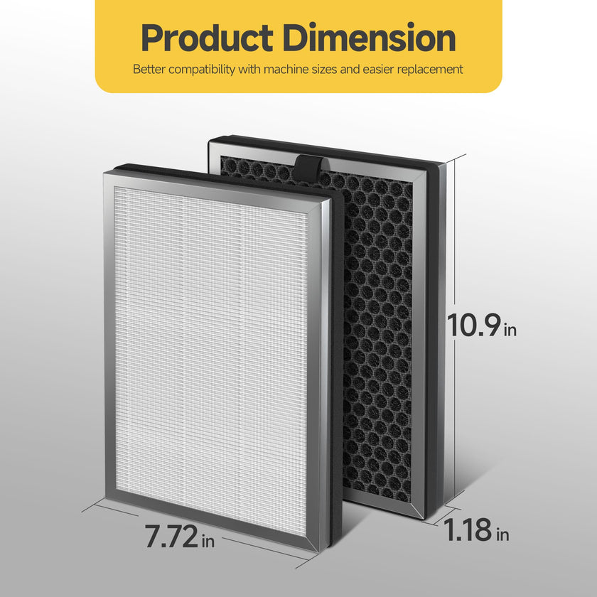 𝟒 X JF260 HEPA Replacement Filter Compatible With Jafända JF260 Air Purifier ＆ JF260S Smart Air Purifier, DeedMo AP-1273 Air Purifiers, Part Number JF260-RF, 3-in-1 True HEPA and Activated Carbon 🍁 All In One Marketplace Canada
