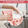 JOYMOOP Microfiber Cleaning Cloths, Dish Cloths for Washing Dishes, 18 Pack Kitchen Towels, Reusable and Washable Dish Towels for Dish Drying Washing, Absorbent Streak Free Lint Free Rags - 10