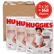 Huggies Size 3 Diapers, Skin Essentials Baby Diapers, Size 3 (16-28 lbs), 168 Count (3 Packs of 56), Packaging May Vary 🍁 All In One Marketplace Canada