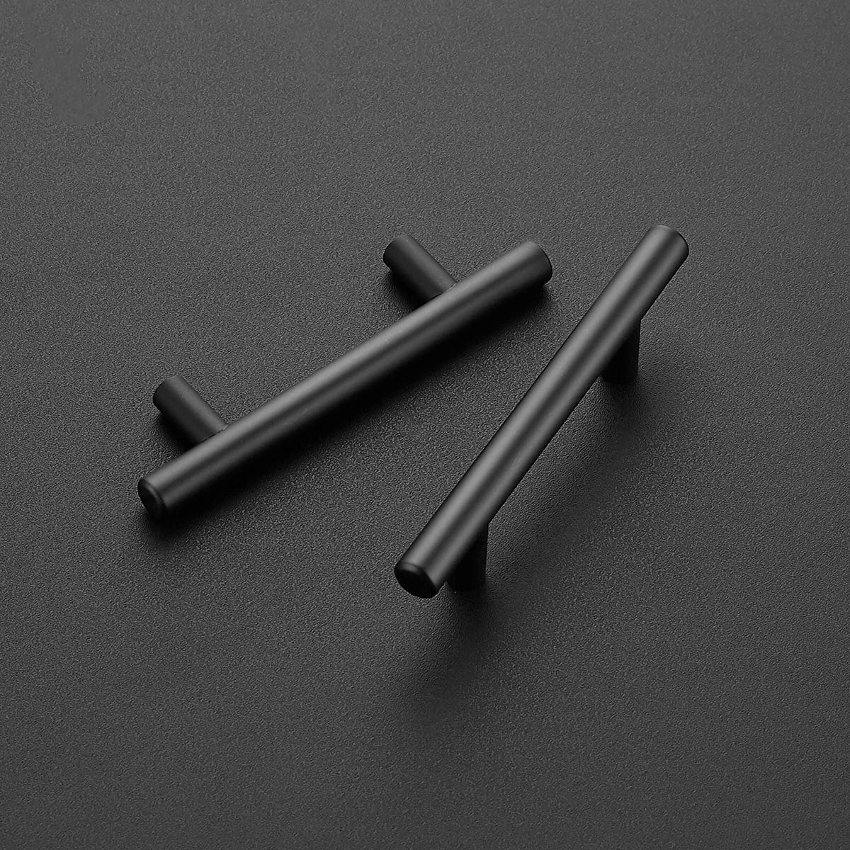 30 Pack | 5'' Cabinet Pulls Matte Black Stainless Steel Kitchen Drawer Pulls Cabinet Handles 5”Length, 3” Hole Center 🍁 All In One Marketplace Canada