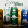 SOBER CARPENTER - DDH Hazy IPA Beer (Craft), All-Occasion Non Alcoholic Beer (with Lactose), Non Alcoholic Spirits & Alcohol Alternative, Low Calorie Drink with 70 Calories, Pack of 12 (16 oz Ea) 🍁 All In One Marketplace Canada