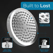 SparkPod Shower Head - High Pressure Rain - Premium Quality Luxury Design - 1-Min Install - Easy Clean Adjustable Replacement for Your Bathroom Shower Heads (Luxury Polished Chrome, 6 Inch Round) 🍁 All In One Marketplace Canada