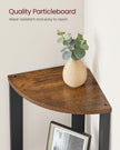 VASAGLE Corner Shelf Stand, 4-Tier Corner Bookshelf, Industrial Ladder Shelf, Plant Stand for Living Room, Office, Kitchen, Rustic Brown and Matte Black ULLS34X 🍁 All In One Marketplace Canada