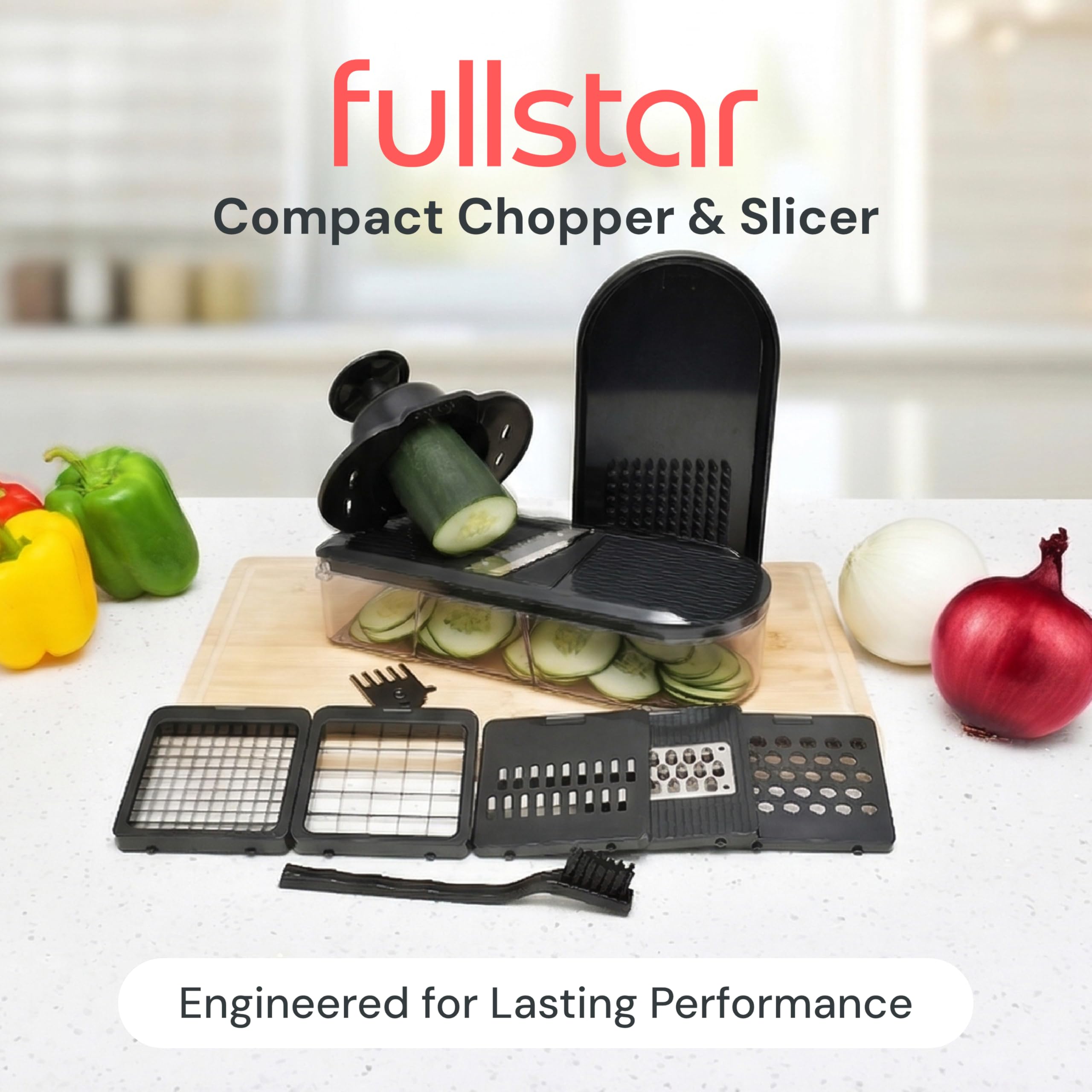 Fullstar Pro Core - Vegetable Chopper & Mandoline Slicer - 6 Blades 🍁 All In One Marketplace Canada