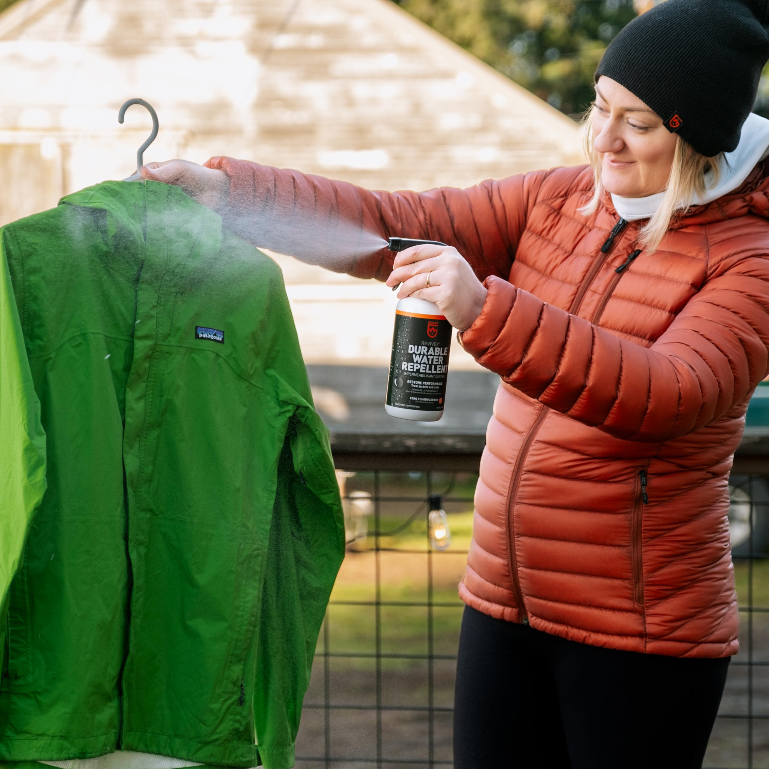 GEAR AID Revivex Durable Water Repellent (DWR) Spray for Waterproofing, Restoring Performance on Nylon Jackets, Gore-TEX, Paddle and Camping Gear, Non-aerosol 16.9 fl oz 🍁 All In One Marketplace Canada