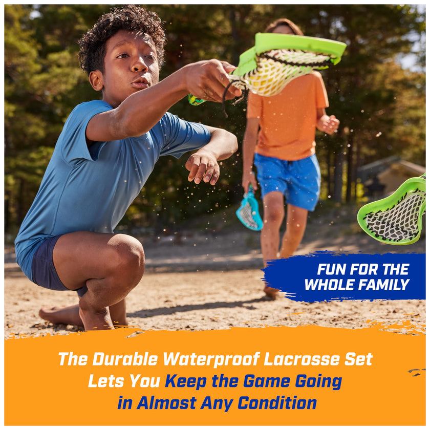 SwimWays Hydro Lacrosse, Waterproof Lacrosse Set, Outdoor Games for Adults and Kids, Sports Equipment, Pool Party Games and Toys, Blue 🍁 All In One Marketplace Canada