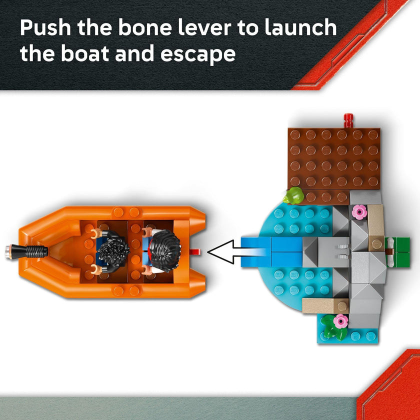 LEGO Jurassic World T. rex River Escape - Dinosaur Toy for Kids, Boys, and Girls, Ages 5-7 - Jurassic World Toy Boat and LEGO Minifigures - Creative Dinosaur Gift for Movie Fans - 76975 🍁 All In One Marketplace Canada