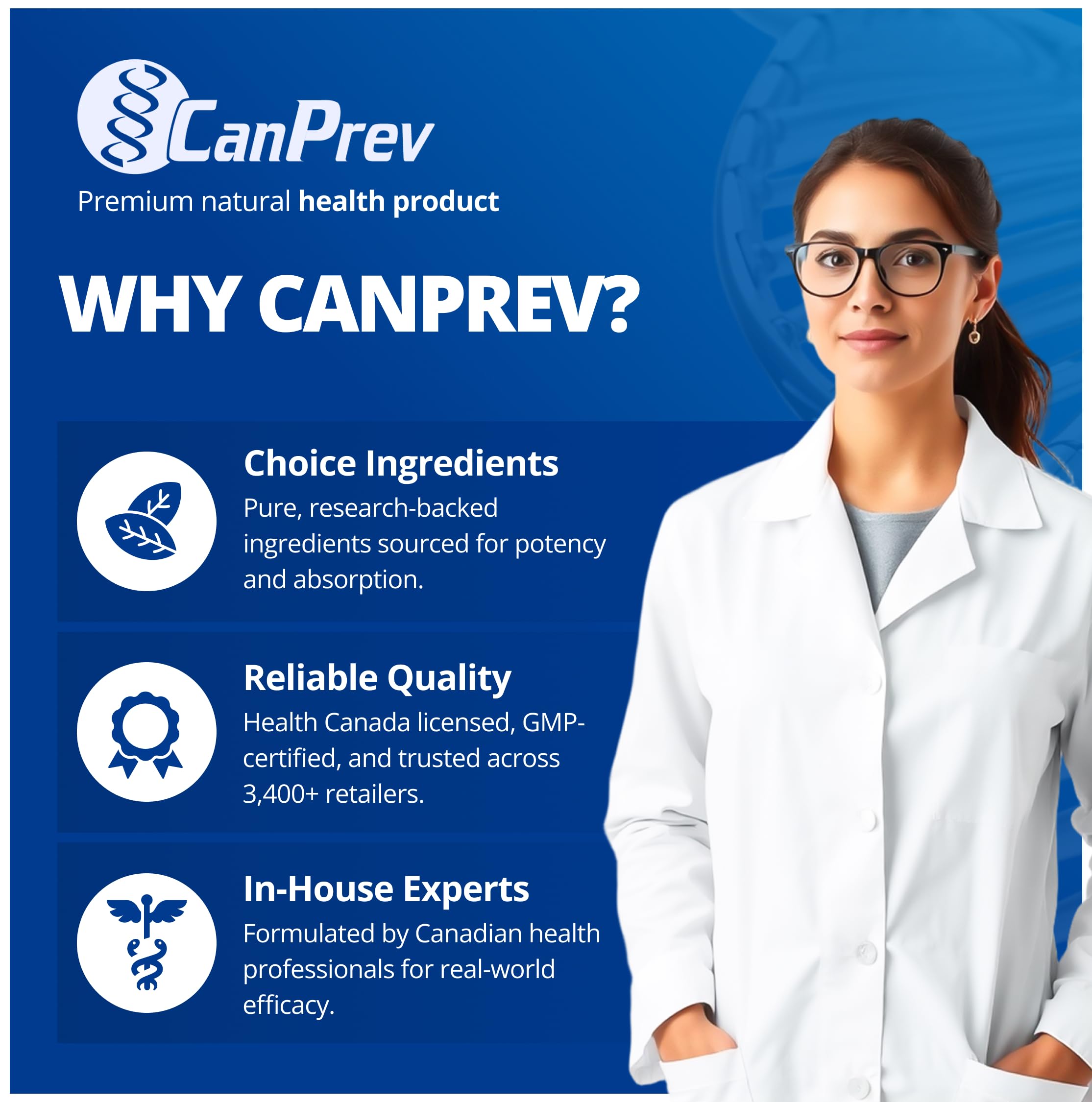 CanPrev Choline 275mg 90 Veggie Capsules, 90-Day Supply, VitaCholine for Cognitive Function, Memory & Focus, Vegan, Non-GMO, Gluten & Soy-Free, Supports Pregnancy, Liver & Heart Health, Made in Canada 🍁 All In One Marketplace Canada