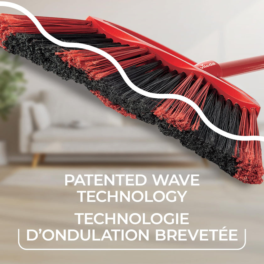 Vileda One Sweep Broom with Step-On Dustpan | Catches Over 99% of Dust & Dirt | Indoor Broom 🍁 All In One Marketplace Canada