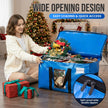 TAILI Extra Large Moving Bags, Heavy Duty Totes for Storage with Visible Window, U-Shaped Around Handles, Storage Contrainer Box for Space Saving, Blue, 4 Pack 🍁 All In One Marketplace Canada