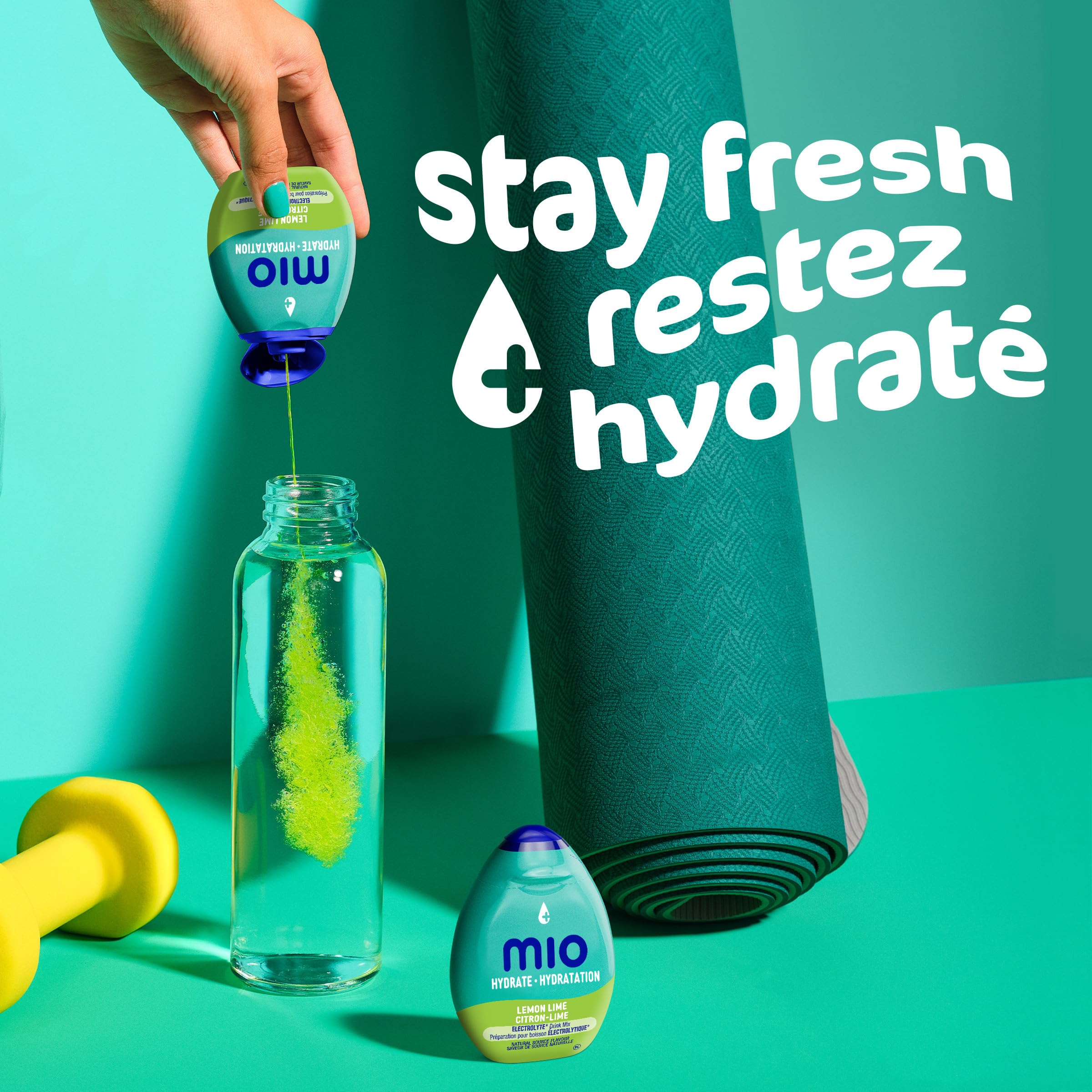 mio Sport Lemon Lime Liquid Water Enhancer, 12 ct Case 🍁 All In One Marketplace Canada