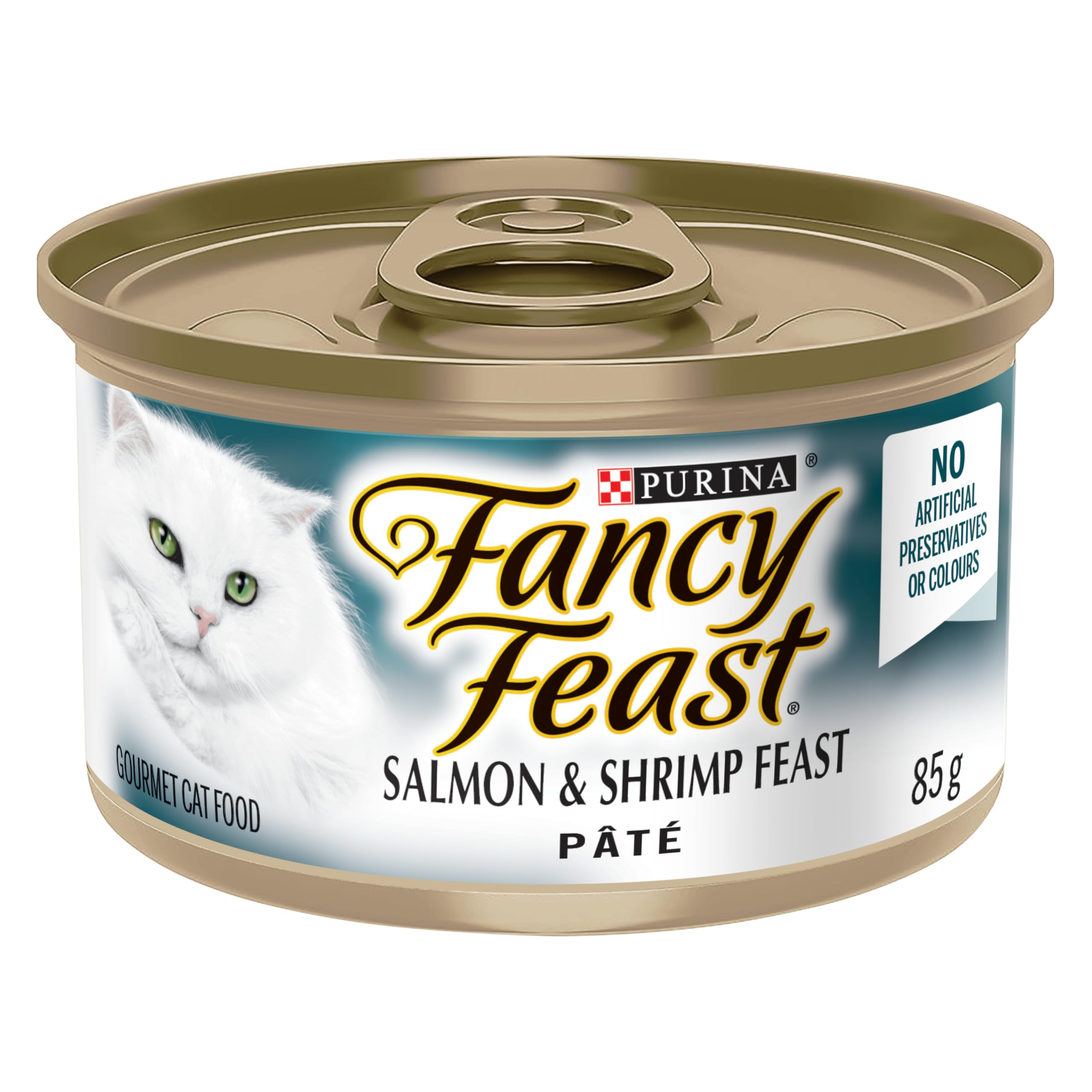 Fancy Feast Wet Cat Food, Pate Salmon & Shrimp Feast - 85 g Can (24 Pack) 🍁 All In One Marketplace Canada