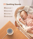 Dreamegg D1 Nova Sound Machine - White Noise Machine Alarm Clock with 25 Soothing Sounds, 10 Night Lights for Baby Adult, Dimmable, 7 Alarm Sounds, Timer, Noise Machine for Sleeping, Bedroom, Travel 🍁 All In One Marketplace Canada