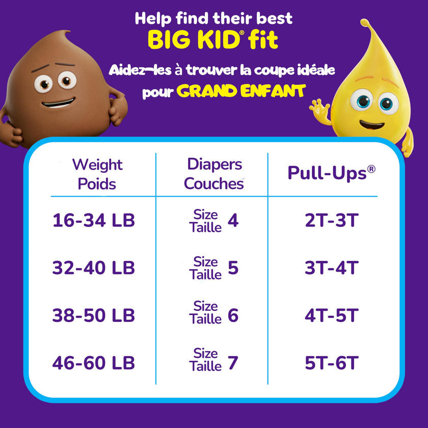 Pull-Ups Boys' Potty Training Pants, 2T-3T (16-34 lbs), 104 Count 🍁 All In One Marketplace Canada