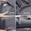 Utopia Bedding Twin/Single Bed Sheets - 3 Piece Twin Size Cooling Sheet Set - Hotel Luxury Soft Breathable Microfiber, Oeko-TEX, Deep Pocket Easy Fit & Care, Fade & Wrinkle Resistant, Grey 🍁 All In One Marketplace Canada