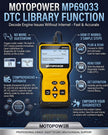 MOTOPOWER MP69033 Car OBD2 Scanner Code Reader Engine Fault Scanner CAN Diagnostic Scan Tool for All OBD II Protocol Cars Since 1996, Yellow 🍁 All In One Marketplace Canada