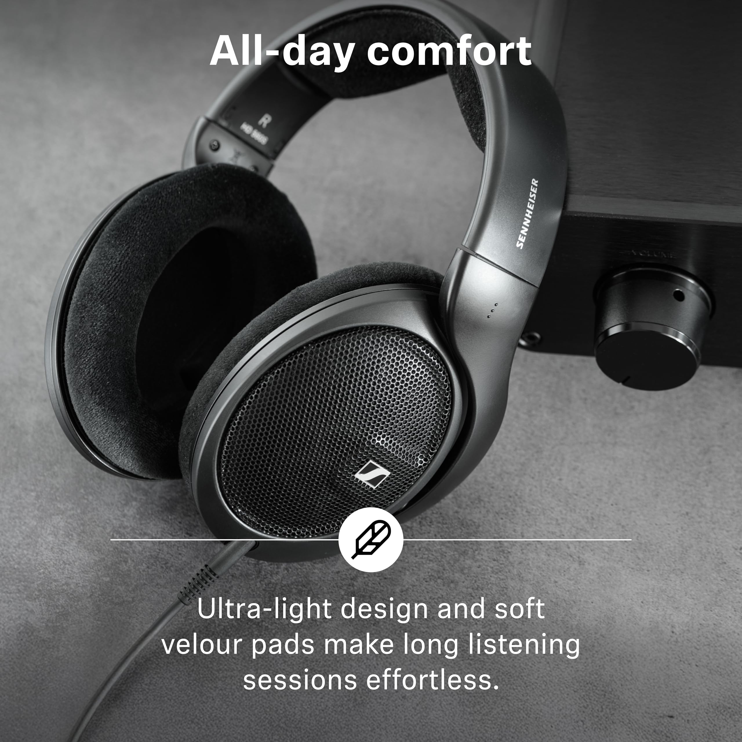 Sennheiser HD 560S - Wired Over-The-Ear Audiophile Headphones, Neutral Frequency Response, Open-Back, Detachable Cable, Black 🍁 All In One Marketplace Canada