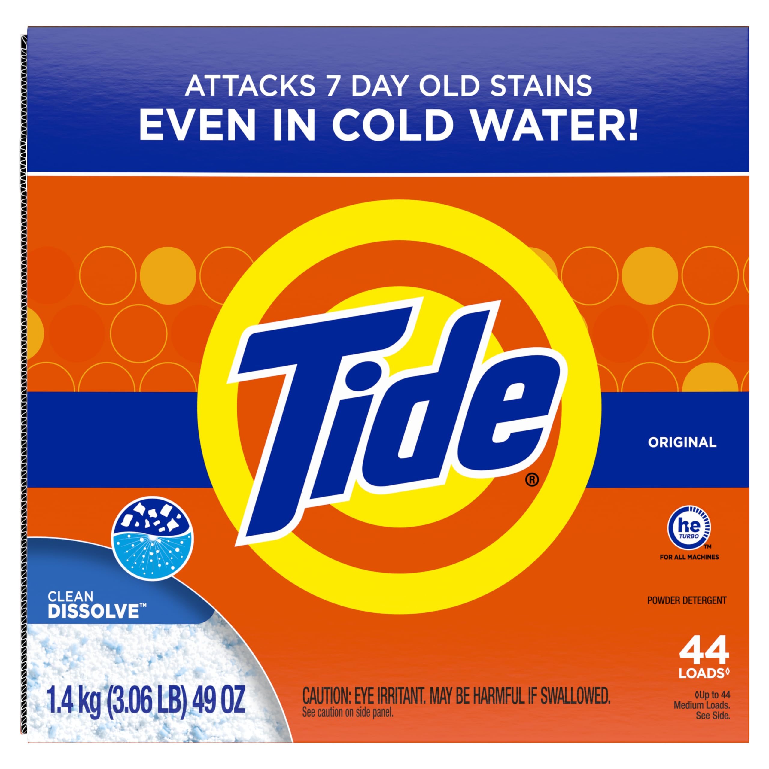 Tide Powder Laundry Detergent, Original Scent, 44 Loads, 1.4 kg 🍁 All In One Marketplace Canada