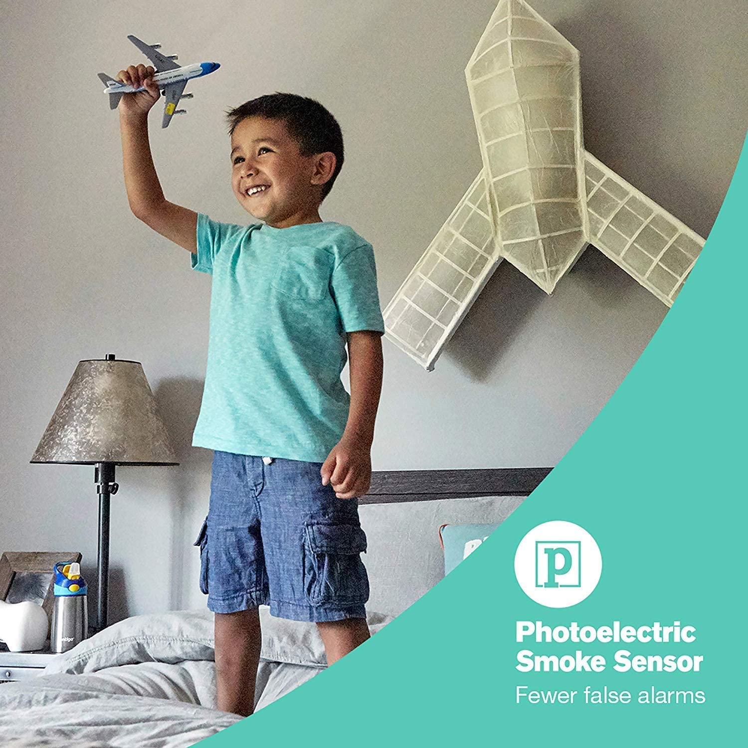 Combination Smoke and Carbon Monoxide Detector Alarm, Beeps Warning Smoke Co Alarm Clock for Travel Home Bedroom Living Room Basement Attics Cars, Battery Operated, Comply with UL 217/UL 2034, 1 Pack 🍁 All In One Marketplace Canada