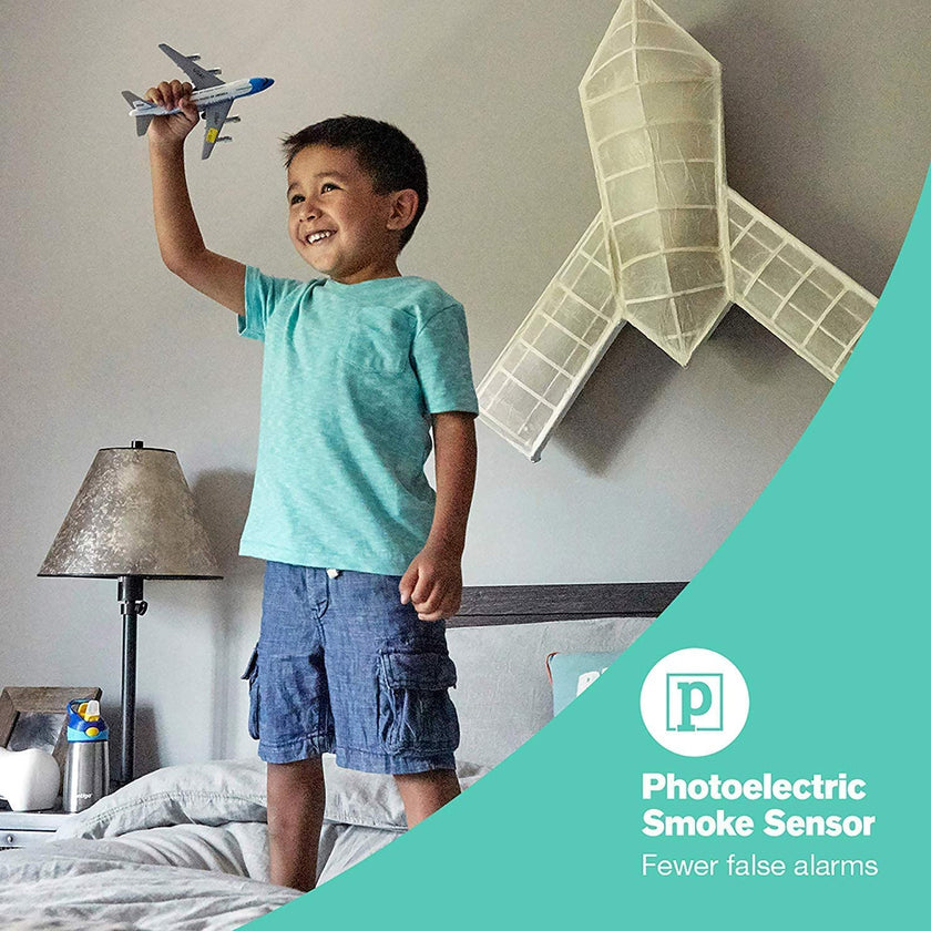 Combination Smoke and Carbon Monoxide Detector Alarm, Beeps Warning Smoke Co Alarm Clock for Travel Home Bedroom Living Room Basement Attics Cars, Battery Operated, Comply with UL 217/UL 2034, 1 Pack 🍁 All In One Marketplace Canada