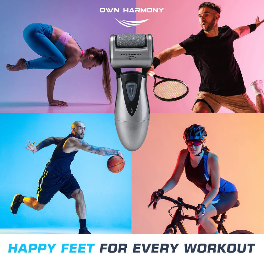 Callus Remover: Electric Rechargeable Pedicure Tools for Men/Women by Own Harmony w 3 Rollers (Tested Powerful) Best Foot File,Professional Spa Electronic Micro Pedi Feet Care Perfect for Cracked Skin 🍁 All In One Marketplace Canada
