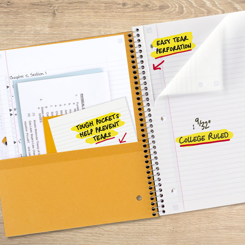 Five Star 1-Subject Notebook, 8.5
