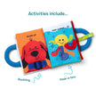 Melissa & Doug K’s Kids My First Activity Book, Soft Cloth Baby Book with Infant Toys—Puppets, Crinkles, Buttons, Buckles & Clock, Machine Washable Montessori Baby Toys for Kids 0–24 Months 🍁 All In One Marketplace Canada