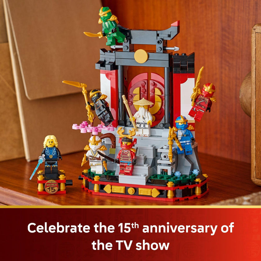 LEGO NINJAGO Ninja Character Display 15th Anniversary Building Toy for Kids, Ages 14+ - Ninja Playset W/Elemental Master of Lightning + 7 Minifigures - Gift Idea for Teen Boys & Girls - 71866 🍁 All In One Marketplace Canada