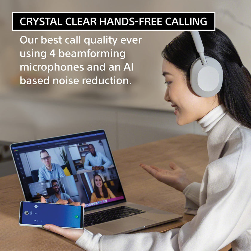 Sony WH-1000XM5 Wireless Industry Leading Noise Cancelling Headphones with Auto Noise Cancelling Optimizer, Crystal Clear Hands-Free Calling, and Alexa Voice Control, Midnight Blue 🍁 All In One Marketplace Canada